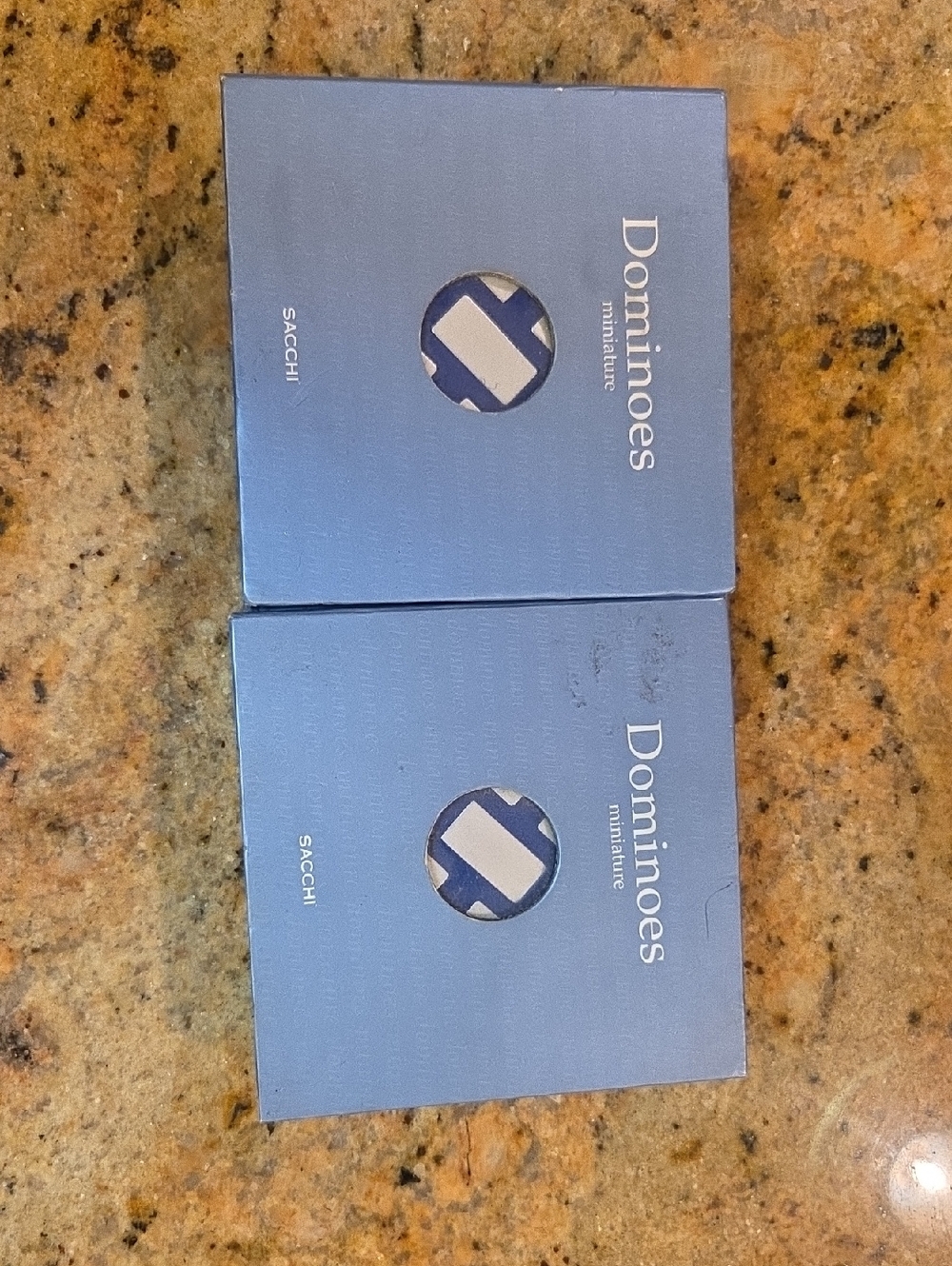 Sacchi Miniature Dominoes Travel Game Set - Lot of 2